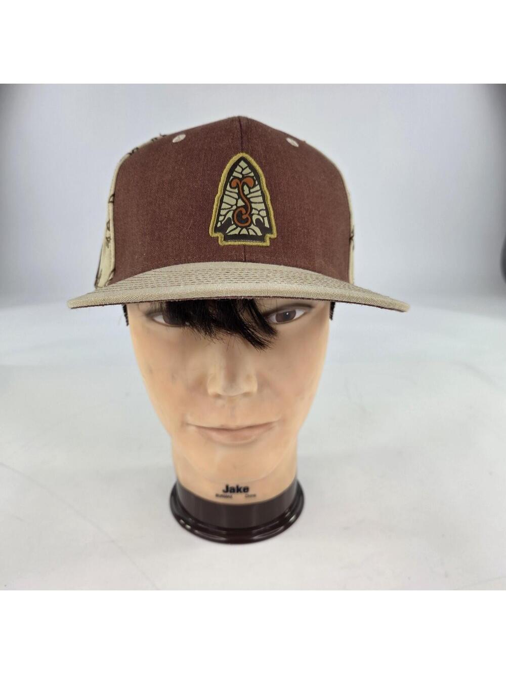 Grassroots California Mountain Division Hats Snapback Brown Hiking Camping Hat - Picture 6 of 12